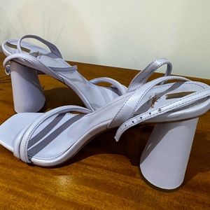 Nwt Sam Edelman block heel strappy lilac sandals
